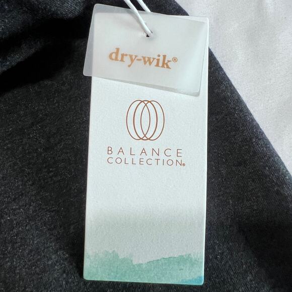 ✨NWT BALANCE COLLECTION Women’s Leggings L grey Lotus Print High Rise Dry-Wik - Picture 4 of 9